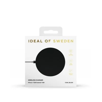 Ideal of Sweden Seamless Qi Charger Universal Fil Coal Black